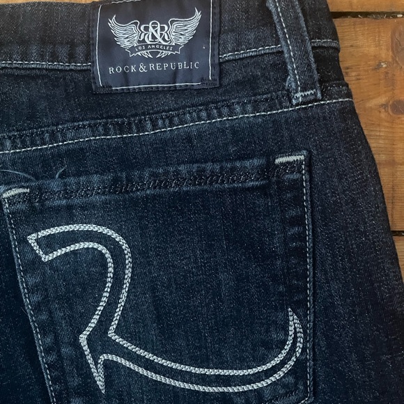 Rock and Republic Dark Wash Stella Jean Size 28 - Picture 2 of 11